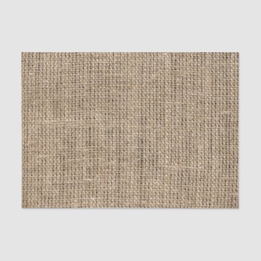 textuur van het faux burlap canvas tissuepapier (Voorkant)