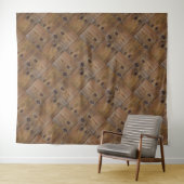 textuur van hout, natuurlijke achtergrondstructuur wandkleed (In Situ (horizontaal))