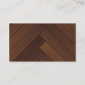Textuur van houten panelen visitekaartje (Achterkant)