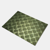 Textuur van industriële metalen vloerbedekking deurmat (Schuin)