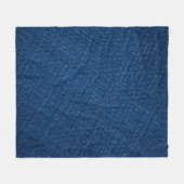 textuur van naveljeans fleece deken (Voorkant (Horizontaal))