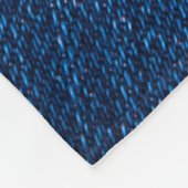textuur van naveljeans fleece deken (Hoek)
