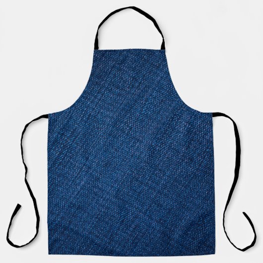 textuur van naveljeans schort (Voorkant)