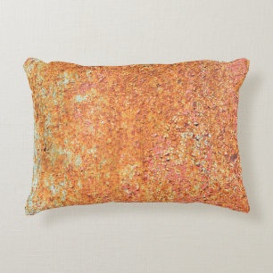 Textuur van old painted metalabstract, age, anc accent kussen