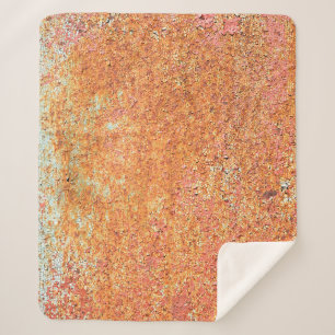 Textuur van old painted metalabstract, age, anc sherpa deken