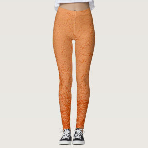 textuur van Oranje schil Leggings