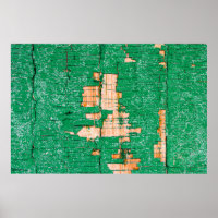 Textuur van oude houten omheining met schuurverf.