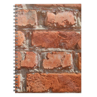 Textuur van oude ingewekte steen. Achtergrond van  Notitieboek