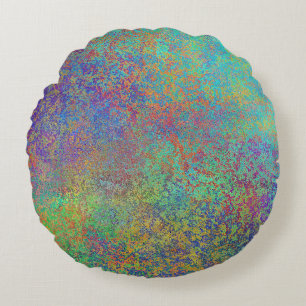 textuur van Paarse en turkooissoorten Rond Kussen