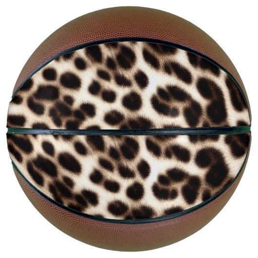 textuur van pelsdieren schil cheetah leopard basketbal (Voorkant)