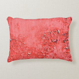 Textuur van  roestgeschilderd ijzerwandbekleding accent kussen