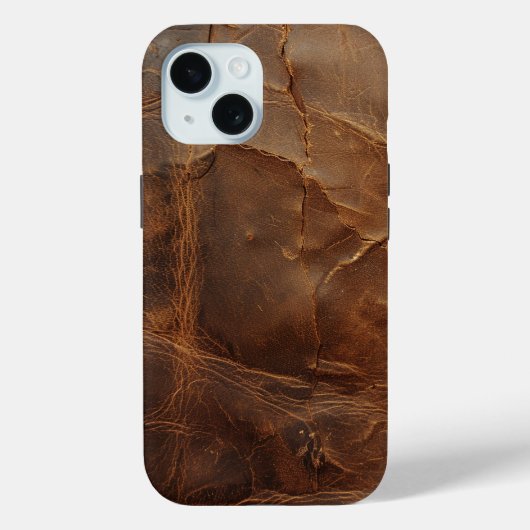  textuur van ruw leer Case-Mate iPhone case (Achterkant)