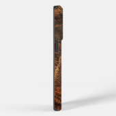  textuur van ruw leer Case-Mate iPhone case (Achterkant / Rechts)