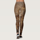  textuur van ruw leer leggings (Achterkant)