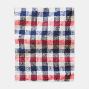 textuur van Schotse doek, van vierkante katoen Fleece Deken