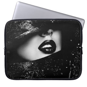 textuur van snakeskin of krokodil voor achtergrond laptop sleeve