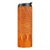 textuur van struisgras thermosbeker (Gedraaid links)