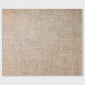 textuur van textiel, jute bruine stof cadeaupapier (Vlak)