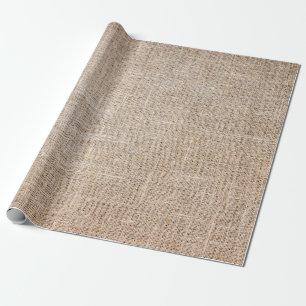 textuur van textiel, jute bruine stof cadeaupapier
