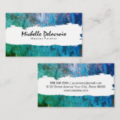 Textuur verf | Artistiek Visitekaartje (Voorkant / Achterkant)