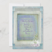  textuur Wedding Kaart (Voorkant)