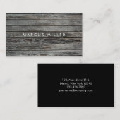 TEXTUUR | WOOD | VISITEKAARTJE (Voorkant / Achterkant)