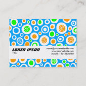 Textuurband - Abstract 030413 Visitekaartje (Achterkant)