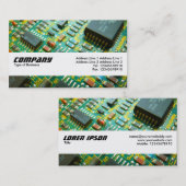 Textuurband - Circuitry Visitekaartje (Voorkant / Achterkant)