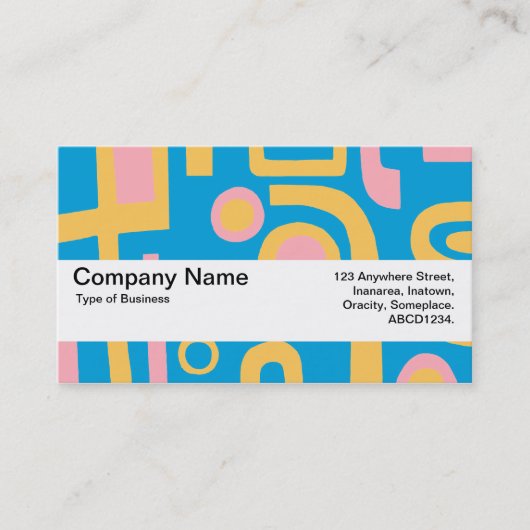 Textuurband V2 - Abstract 170914 Visitekaartje (Voorkant)