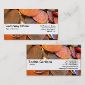 Textuurband V2 - De kleur van het geld Visitekaartje (Voorkant / Achterkant)