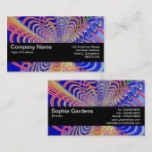 Textuurband V2 - Fractal Abstract 061012d Visitekaartje (Voorkant / Achterkant)