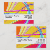 Textuurband V2 - Fractal Abstract 061012e Visitekaartje (Voorkant / Achterkant)