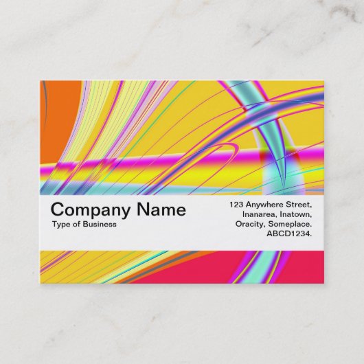 Textuurband V2 - Fractal Abstract 061012e Visitekaartje (Voorkant)