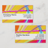 Textuurband V2 - Fractal Abstract 061012e Visitekaartje (Voorkant / Achterkant)