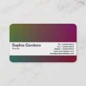 Textuurband V2 - Gradiënt Y, M, B, R, Donker Visitekaartje (Achterkant)