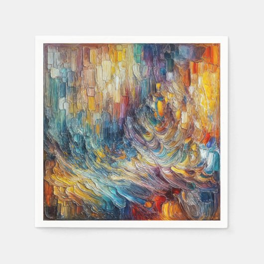 Textuurdikke verf Abstract Servet (Voorkant)