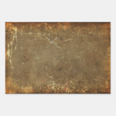 Textuurgrunge Rustic Brown beige Old  Inpakpapier Vel (Voorkant 3)