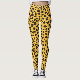 textuurluipaard leggings