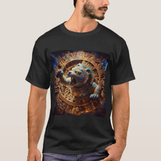 Tezcatlipoca, god van het grote Beer T-shirt
