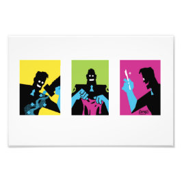 TF2 BLU medic drieluik witte afdruk