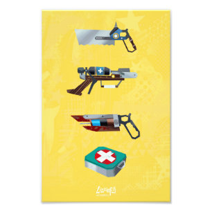 TF2 BLU medic gereedschap print Foto Afdruk