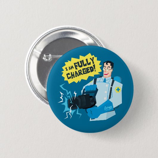 TF2 broche de badge entièrement chargée (Devant & derrière)