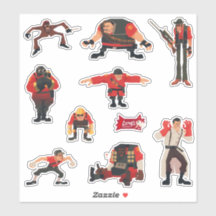 TF2 Meme huurlingen sticker set