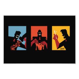 TF2 RED medic drieluik art print Foto Afdruk