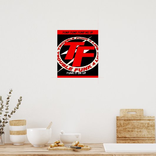 TF 2d exemplaar, pomp me omhoog, schop het... Poster (Keuken)