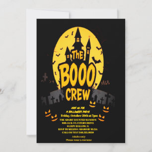 TF Boo Crew Halloween party Invitation