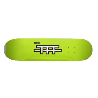 TFF-basis (lichtgroen) Skateboard