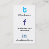 Tflbak social du carte de visite tfl2.0b Wer@bl de (Dos)