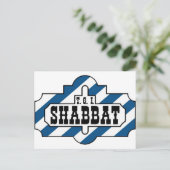 TGI SHABBAT BRIEFKAART (Staand voorkant)