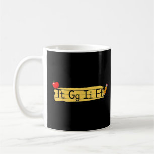TGIF Alphabet Godzijdank zijn vrijdagleraren Weeke Koffiemok